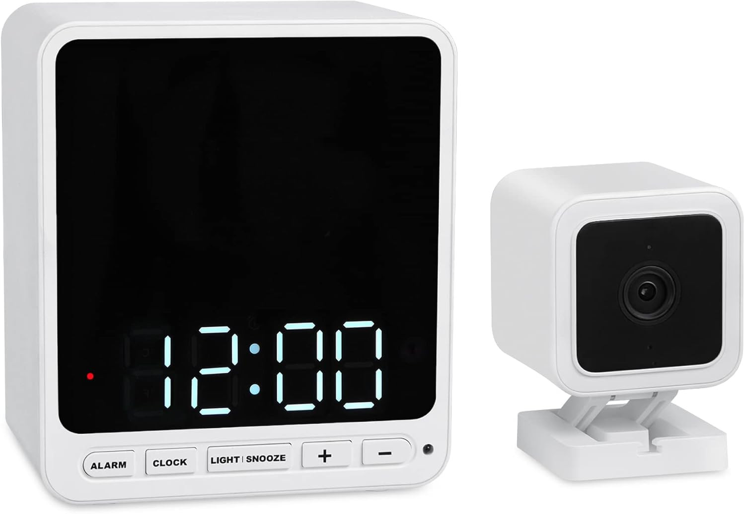 Alarm Clock Camera Case - Compatible with Wyze Cam V4/V3/V3 Pro/Og - Cover for L