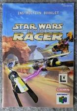 Star Wars Episode I Racer Instruction Manual N64 Nintendo 64 Booklet 1999...