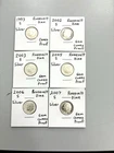 Six Different Silver Proof Roosevelt Dimes. Gem Cameo Grade