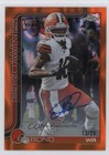 2025 Topps Chrome Football Orange Lava Refractor Isaiah Bond #RA-IBO