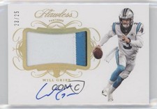 2019 Panini Flawless Rookie Patch Auto 23/25 Will Grier #RPA-WG Patch Auto 0z9d