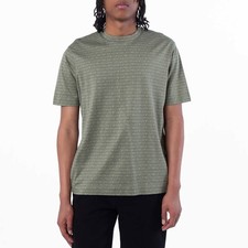 Emporio Armani All-Over Jacquard ASV Jersey T-Shirt, Size Medium