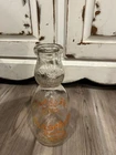 Old Vintage Dairy Farm Glass Milk Jug.