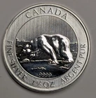 2013 Canada Polar Bear ~ 1.5 oz .9999 Fine Silver $8 Coin ~ 1 1/2 oz