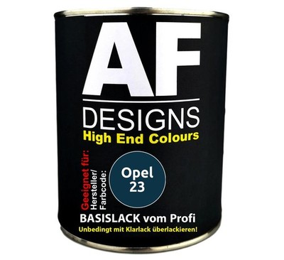 1L Autolack für Opel 23 Baikalblau Metallic Autolack Spritzfertig