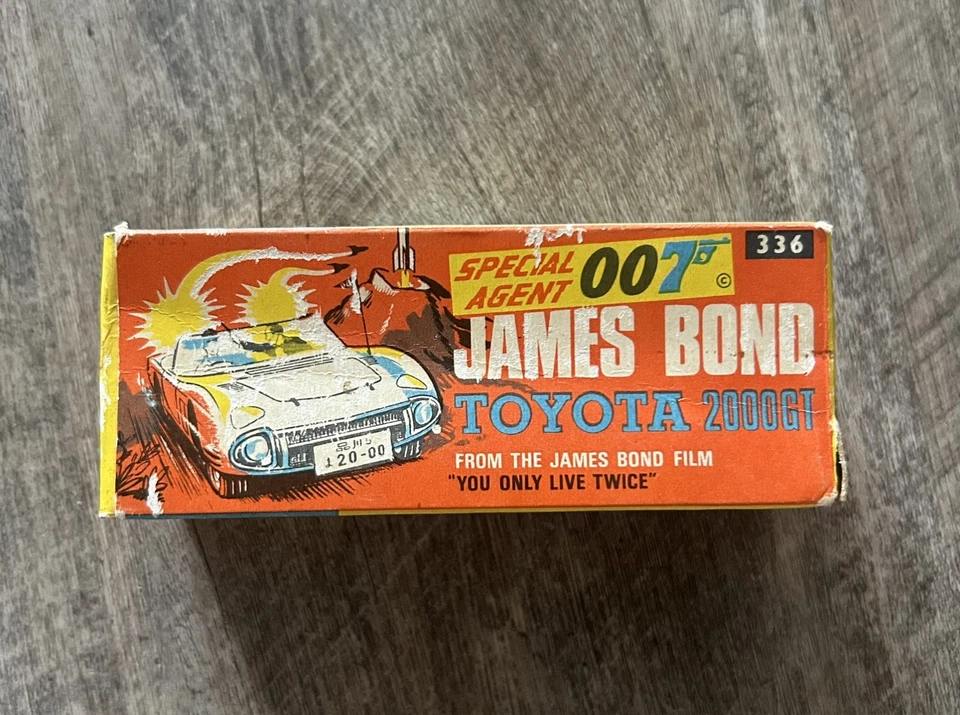 1960's Vintage Corgi James Bond 007 Toyota 2000GT #336, "You Only Live Twice." - Image 3 of 4