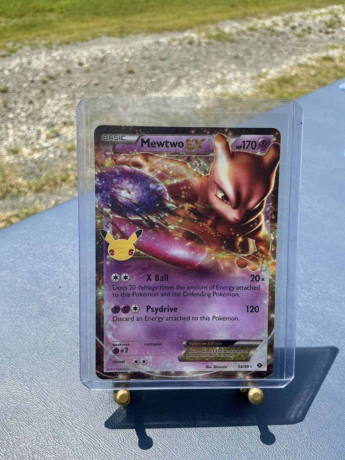 Mewtwo EX 54/99 Celebrations: Classic Collection Holo- NM- Pokemon Card