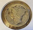 1921 Mercury Dime Philadelphia Key Date 90% Silver Winged Liberty US Coin 10c — photo 4