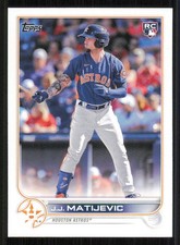 2022 Topps Update #US297 J.J. Matijevic RC
