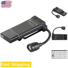 Rechargeable Clip On Light 70LM White Red LED Water Resistant USB Adapter