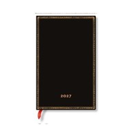 2027 Black Edition Maxi Vertical Hardcover 12-Month Weekly Planner, (Us Import)