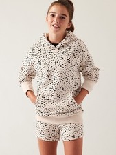 Athleta Girl RetroActive Oversized Hoodie Shorts Size XS 6