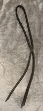 LEATHER BRAIDED WESTERN BARREL QUIRT 24 1/2'' LONG