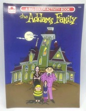 Vintage 1993 The Addams Family Big Color Activity Book Whitman Publishing Vtg