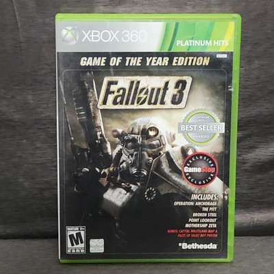Fallout 3 Game Of The Year Edition Xbox 360 Game 2 Discs