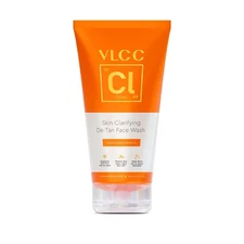 VLCC Clinic Skin Clarifying De-Tan Face Wash - 150ml | free shipping.