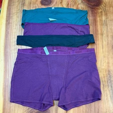 NEW Aisle Underwear Panties 4X Boost Organic Cotton Lot Of 4 Period Boxer U3-22