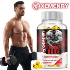 Nitric Oxide - Testosterone Booster, Muscle Training, L-Arginine, L-Citrulline