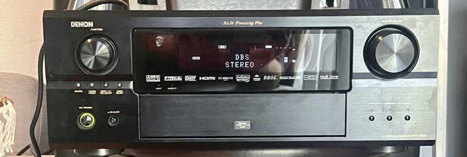 Denon AVR 3806 7.1 Channel 840 Watt AV Surround Receiver - No Remote Clean - Image 2 of 4