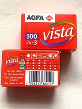 AGFA vista 100 ISO color film 24 3 sheets, set of 2