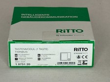 Ritto Twinbus Tastenmodul 1-fach silber 1875120 NEU und unbenutzt