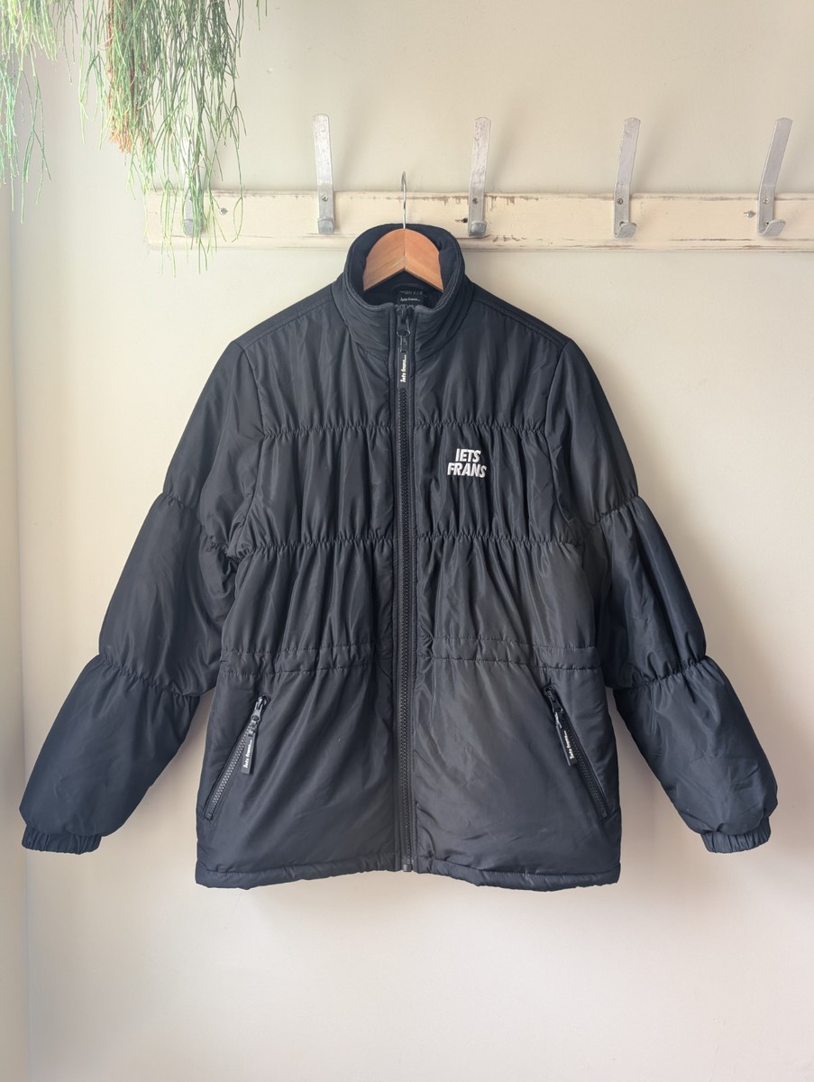 IETS FRANS Urban Outfitters Woman's Black Puffer Jacket SIZE XS