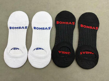 4 pairs Women's No Shows Socks Size Medium 8-10.5 Black White