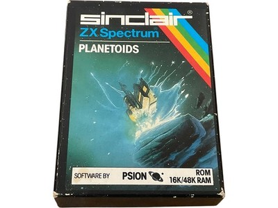 Sinclair ZX Spectrum Planetoids Videospiel Psion Software 1983 ROM
