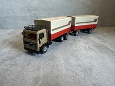 Siku Super Serie 3115 - Volvo F12 Hängerzug Pritsche/Plane - Rot Braun