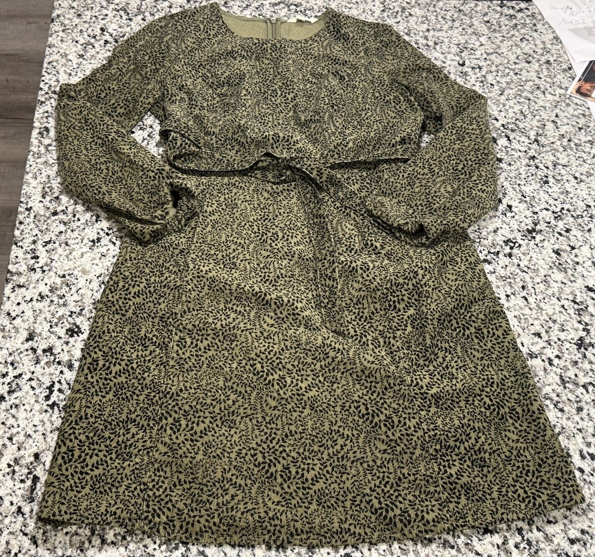 boden green cord dress Evelyn Cord Shift Dress - Green Fir