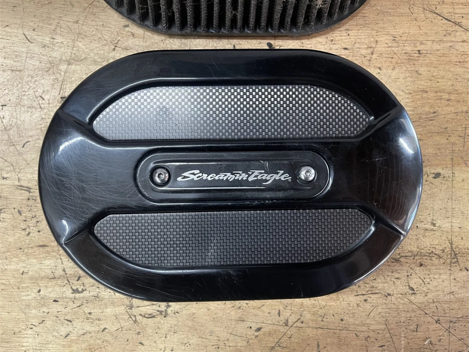 Harley-Davidson Fat Boy S Softail FLSTFBS 16 17 caixa de ar OEM Screamin' Eagle K&N - Imagem 2 de 4
