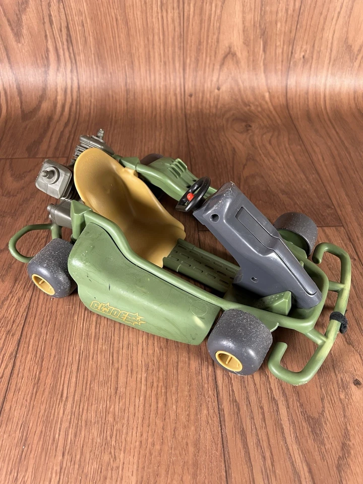 GI Joe Cobra Mobile Assault Go Cart Military Vehicle Vintage 2000 Hasbro Toy - Image 2 of 4