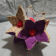 Handmade Moravian Star,  Quilted, Vintage, Ha...
