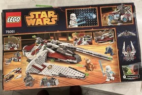 LEGO Star Wars: Jedi Scout Fighter 75051, 97% COMPLETE w 1 Mini Fig, Box, Manual