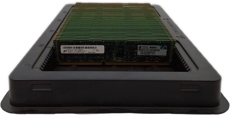 Mixed Lot of 40 23x Samsung and 17x Micron 8GB DDR3 PC3-10600R RDIMM - Image 2 of 4