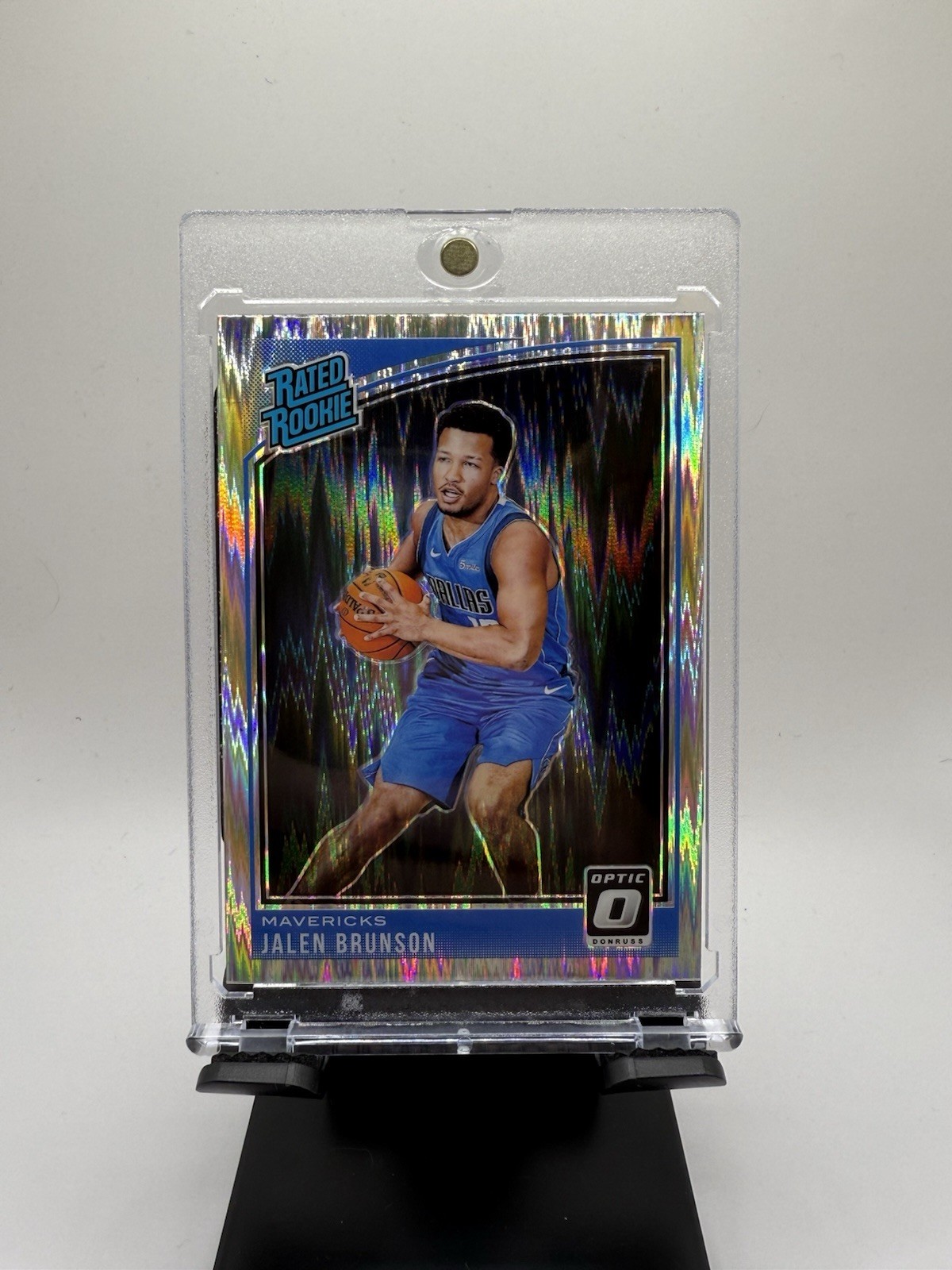 2018-19 Panini Donruss Optic Shock Prizm Jalen Brunson RC #179 Mavericks🔥🔥