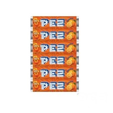 PEZ Candy Refills 6 Pack ORANGE