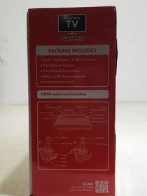 Atari Flashback X Retro Console 110 Built-in Games - 2 Wired Controllers