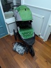 Baby Jogger Summit X3 Running Buggy Pushchair Green Rain Cover Included