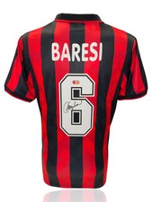 FRANCO BARESI SIGNED AC MILAN 1993/95 HOME SHIRT (ACG CERT AG17698)