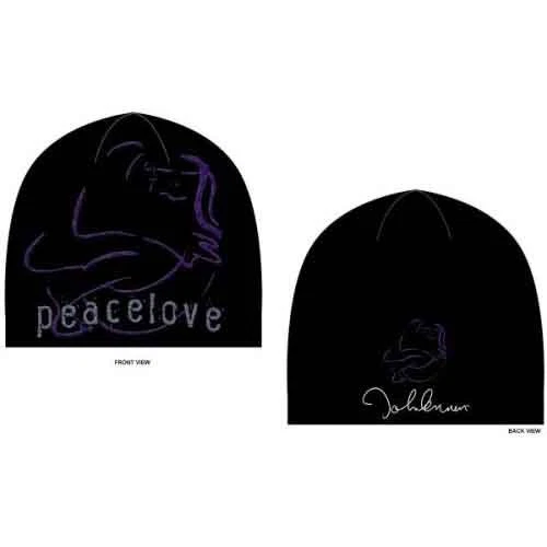 John Lennon Peace & Love Official Beanie Hat