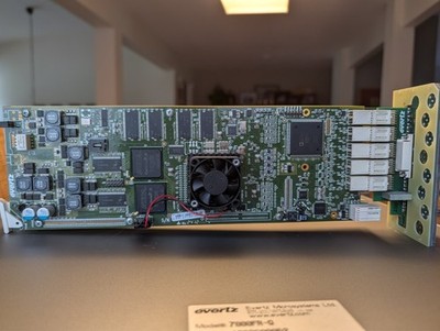 Evertz 7767VIP4-HSN 4 Input HD/SD/Analog Multiviewer Card with back for 7800FR