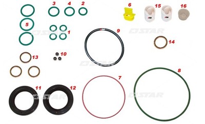 Dichtungssatz Hochdruckpumpe CP3 Common Rail Mercedes 0445010143