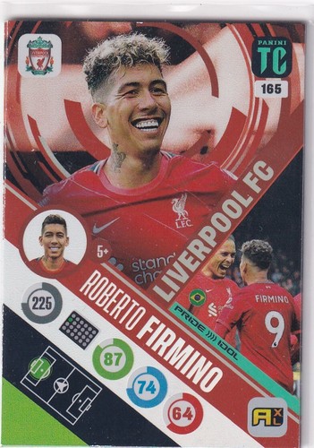 Carte De Collection Futera 2022 – Roberto Firmino (Liverpool) – N°042/056
