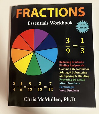 Fractions Essentials Workbook with Answers (Paperback) - NEW