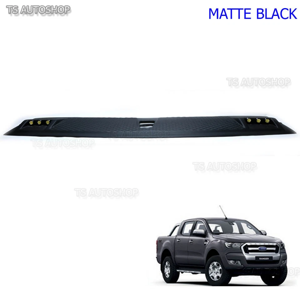 Light Leds Cap Front Roof Spoiler For Ford Ranger T6 Mk2 Wildtrak Ute 2013 2016 - image 4 of 4