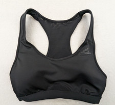 Adidas sz XS Sports Bra racerback black slightly padded 0193