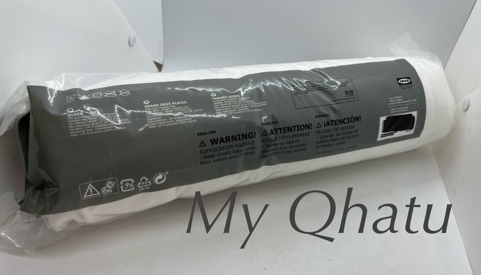 IKEA Grusnarv waterproof mattress protector Queen Size 60" x 80" New eBay