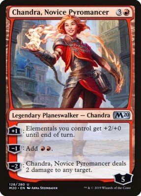 Chandra, Novice Pyromancer 1x MtG 2020 m20 Core Edition SP/NM
