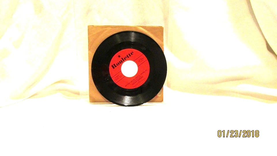 1957 Jimmie Rodgers Kisses Sweeter Than Wine Vinyl 45 Single Roulette R 4031 Pop - Image 3 of 4